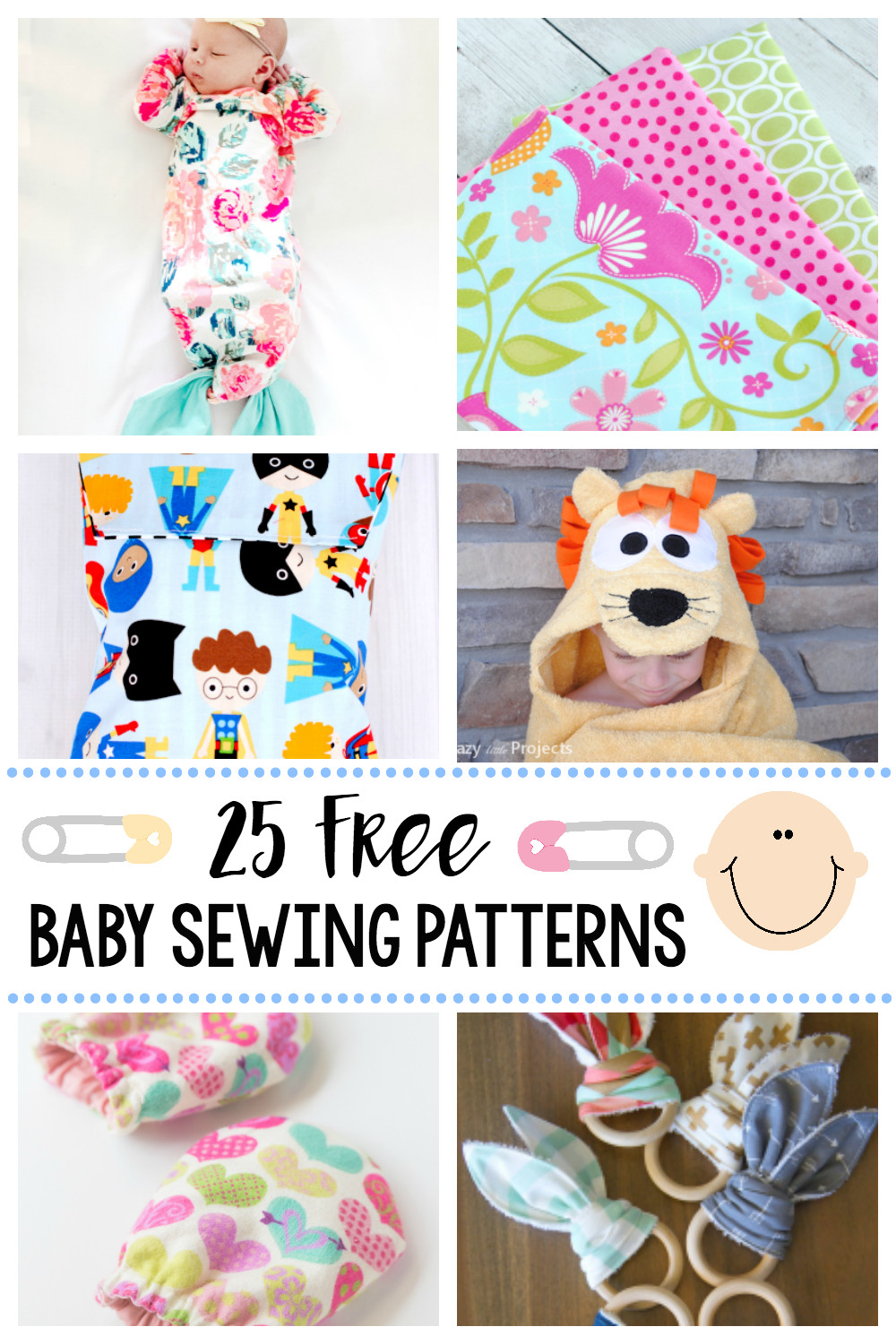 Free Baby Gifts
 25 Things to Sew for Baby