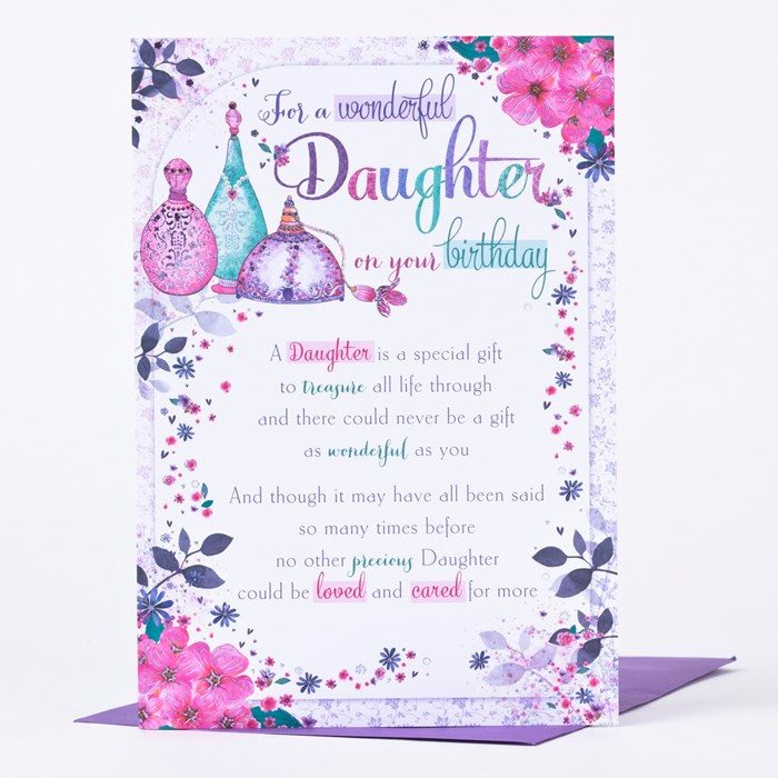 Free Birthday Cards For Daughter
 Birthday Card Daughter Perfume Atomisers