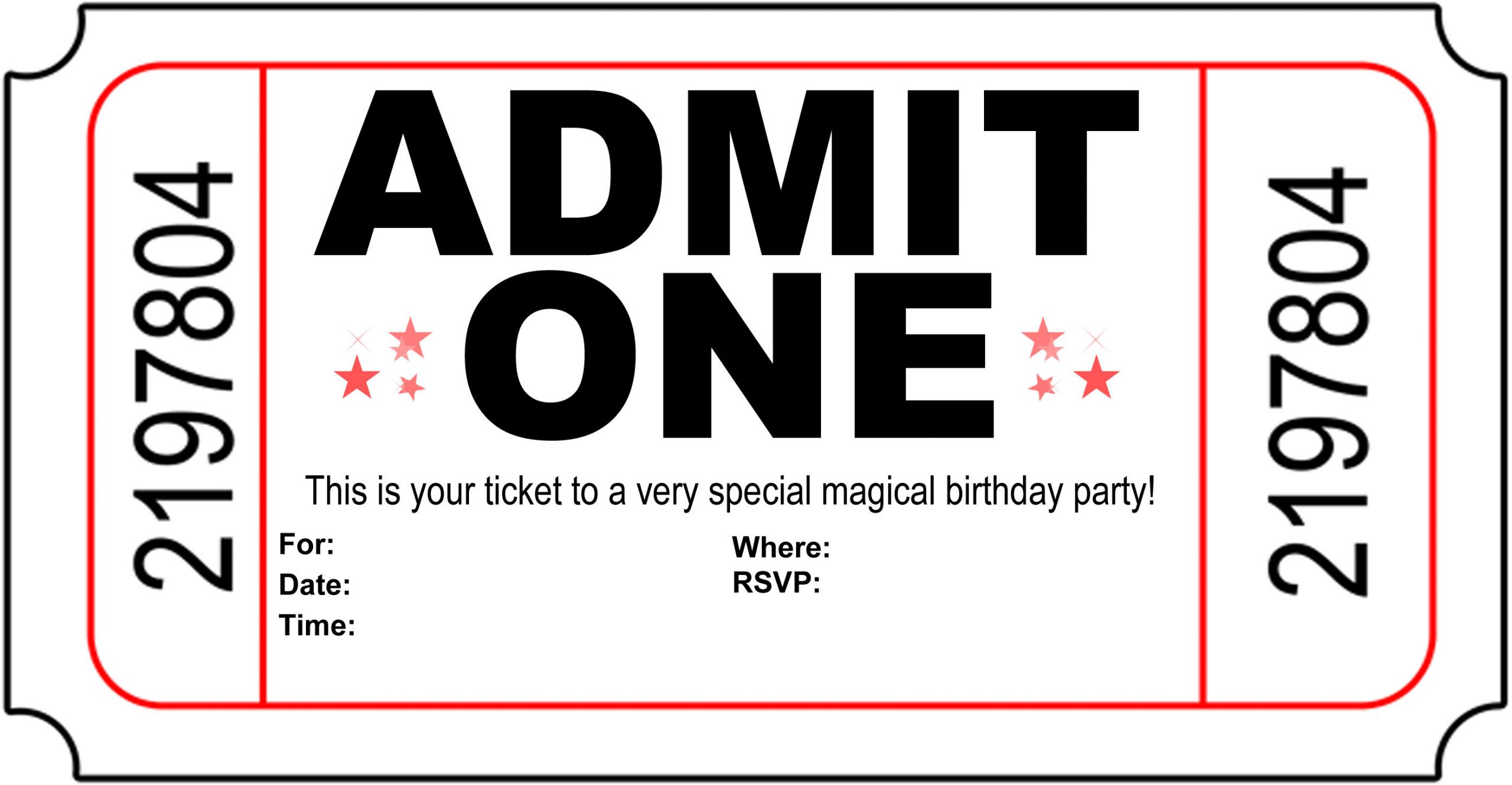 Free Birthday Invitations To Print
 Free Printable Birthday Party Invitations Kansas Magician