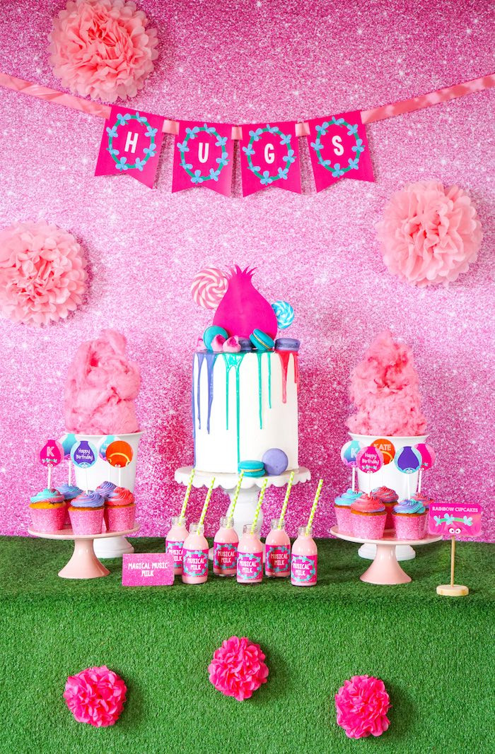 Free Birthday Party Printables Decorations
 Kara s Party Ideas Trolls Birthday Party with FREE