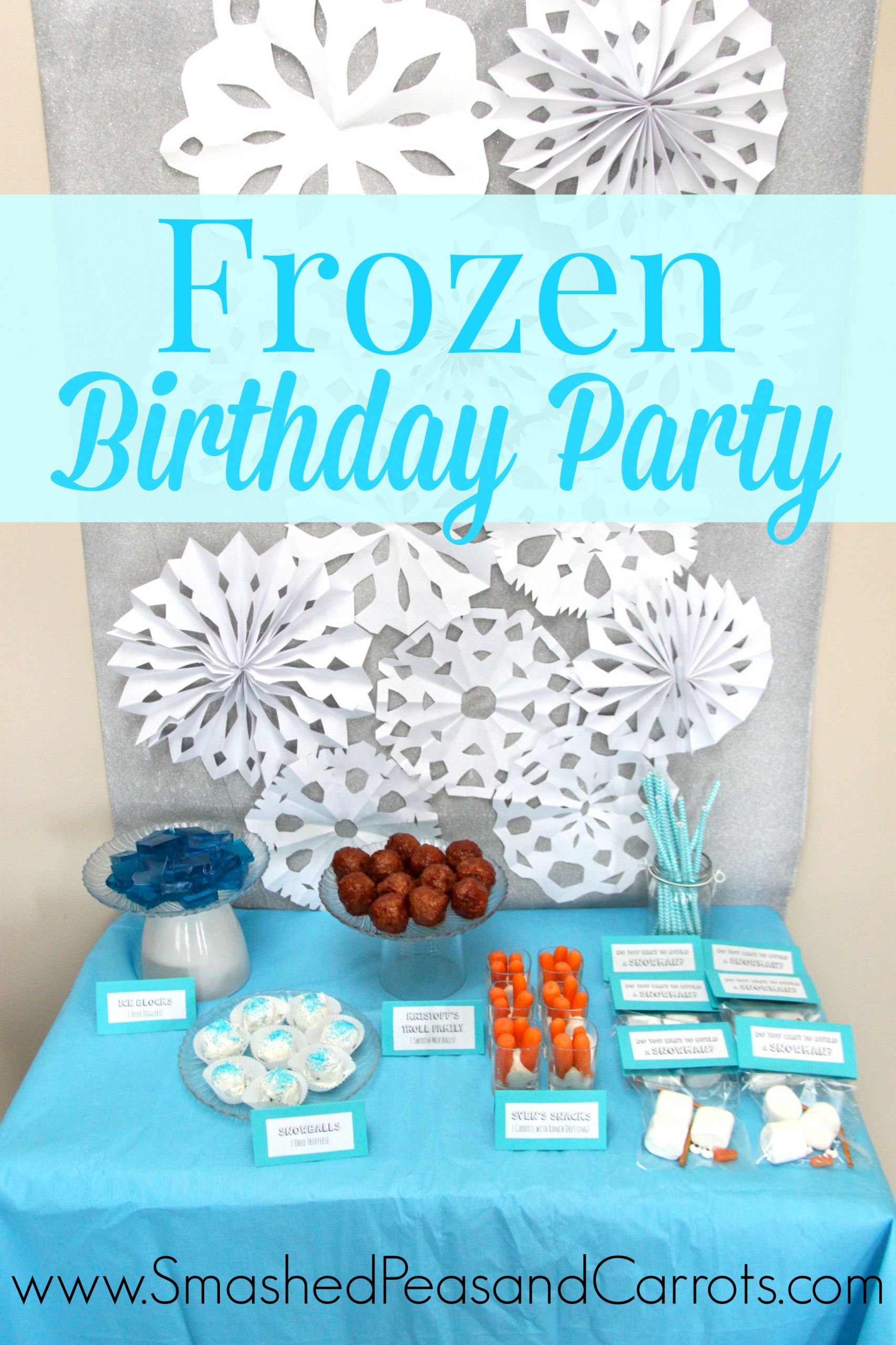 Free Birthday Party Printables Decorations
 Eloise s Frozen Birthday Party with FREE Printables