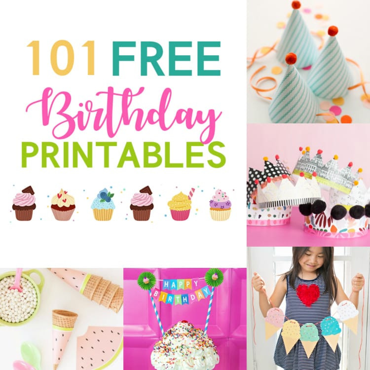 Free Birthday Party Printables Decorations
 101 Free Birthday Printables The Dating Divas