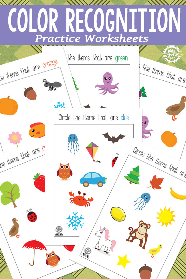 Free Coloring Games For Kids
 Color Recognition Printables