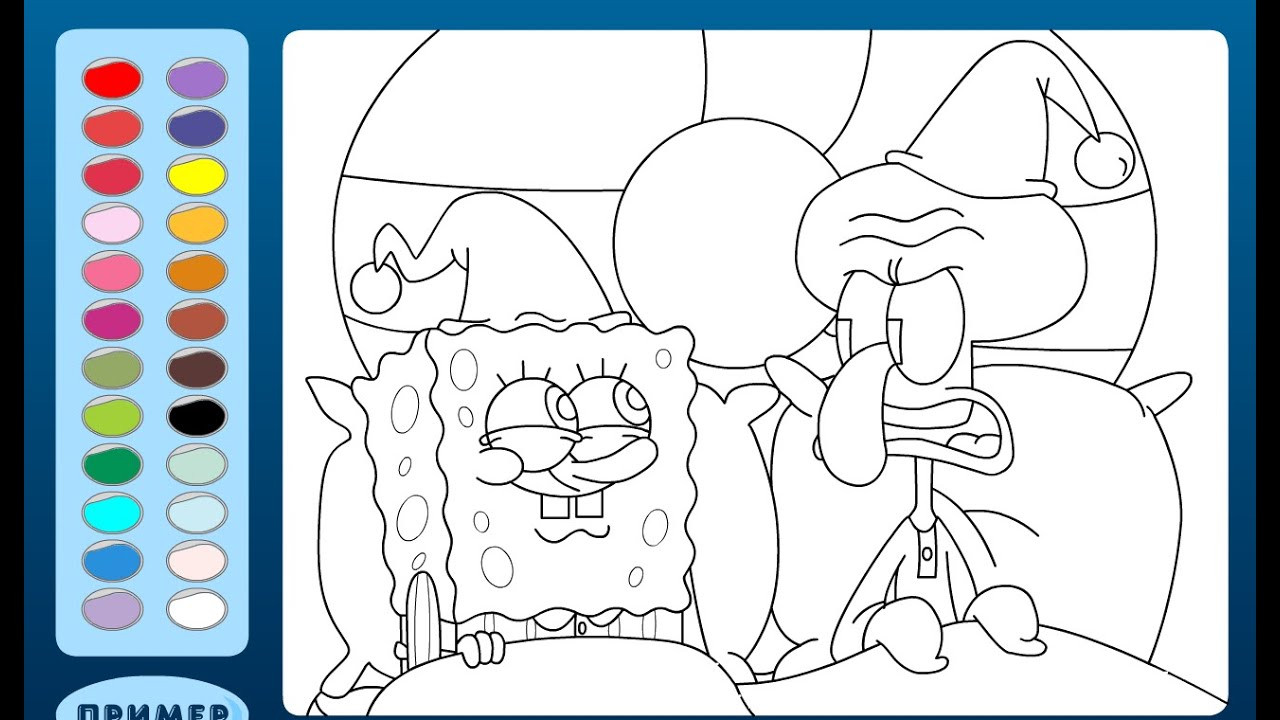 Free Coloring Games For Kids
 Spongebob Squarepants Coloring Pages For Kids