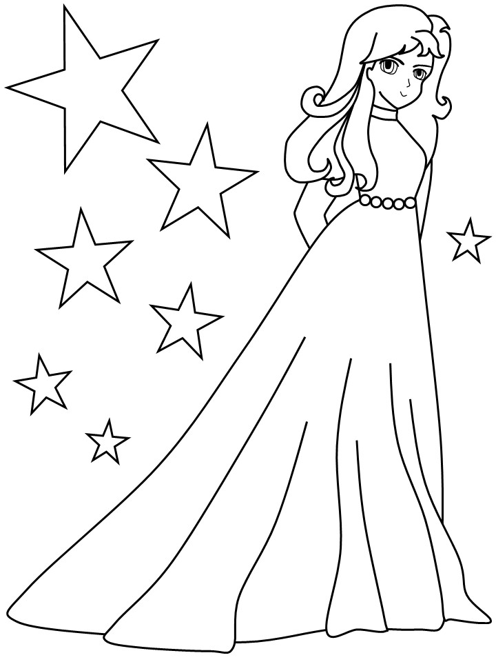 Free Coloring Pages For Girls
 Coloring Pages for Girls Dr Odd