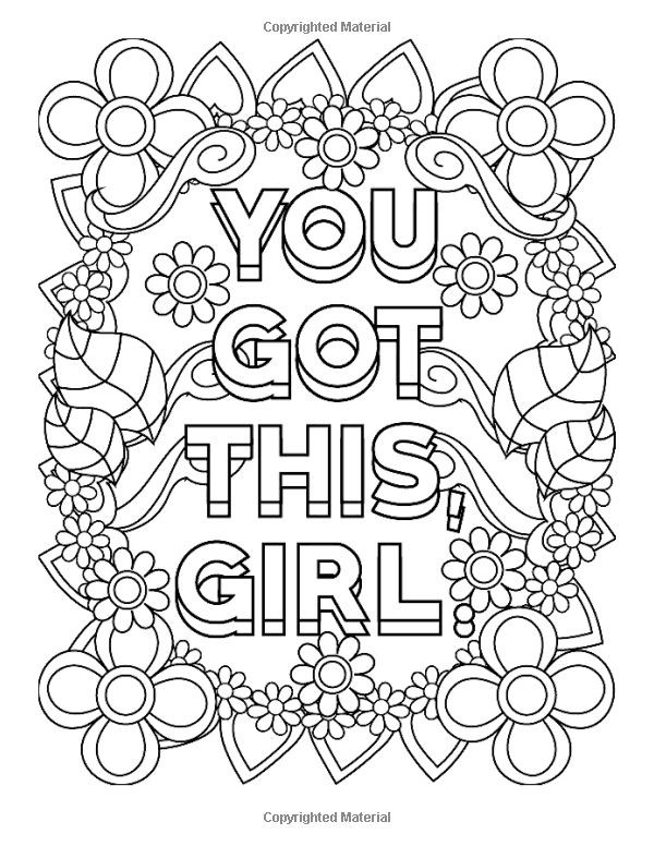Free Coloring Pages For Girls
 Amazon Inspirational Coloring Books for Girls You