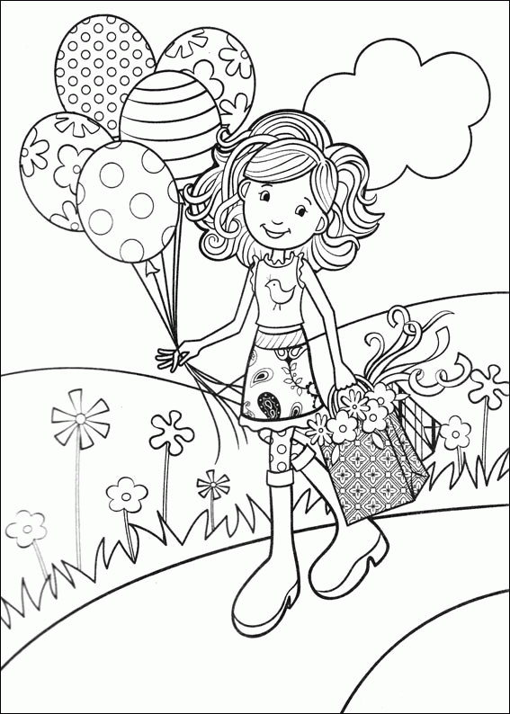 Free Coloring Pages For Girls
 Groovy Girls Coloring Pages