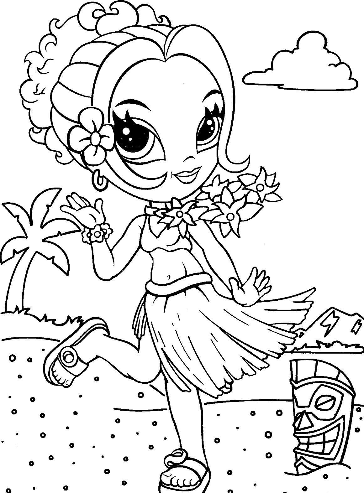 Free Coloring Pages For Girls
 Lisa frank coloring pages to and print for free