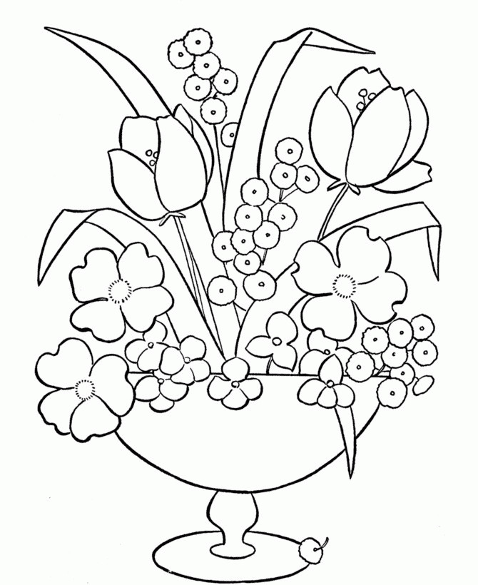 Free Coloring Pages For Girls Flowers
 Flower Coloring Pages For Girls 10 And Up Coloring Home