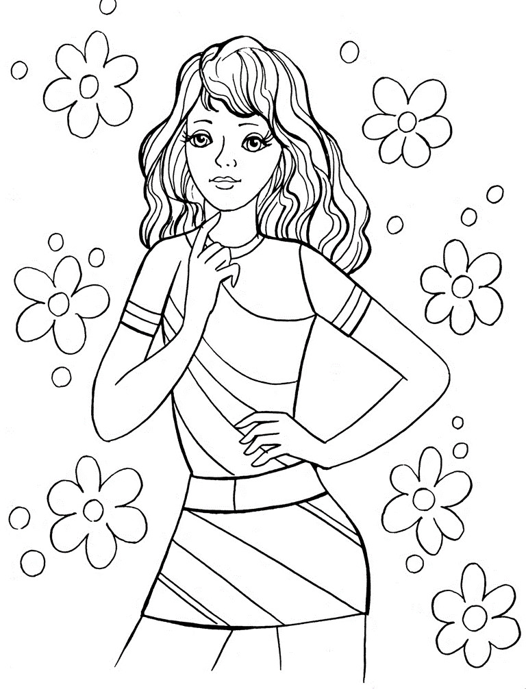 Free Coloring Pages For Girls
 Coloring Pages Coloring Pages for Girls Free and Printable