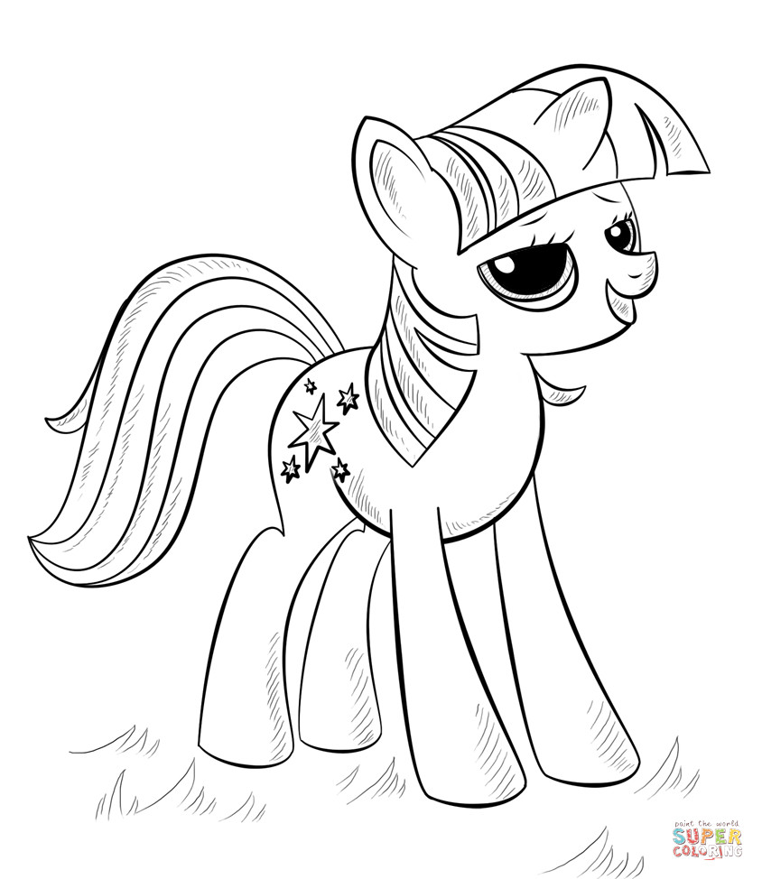 Free Coloring Pages For Girls
 Princess Alicorn coloring page