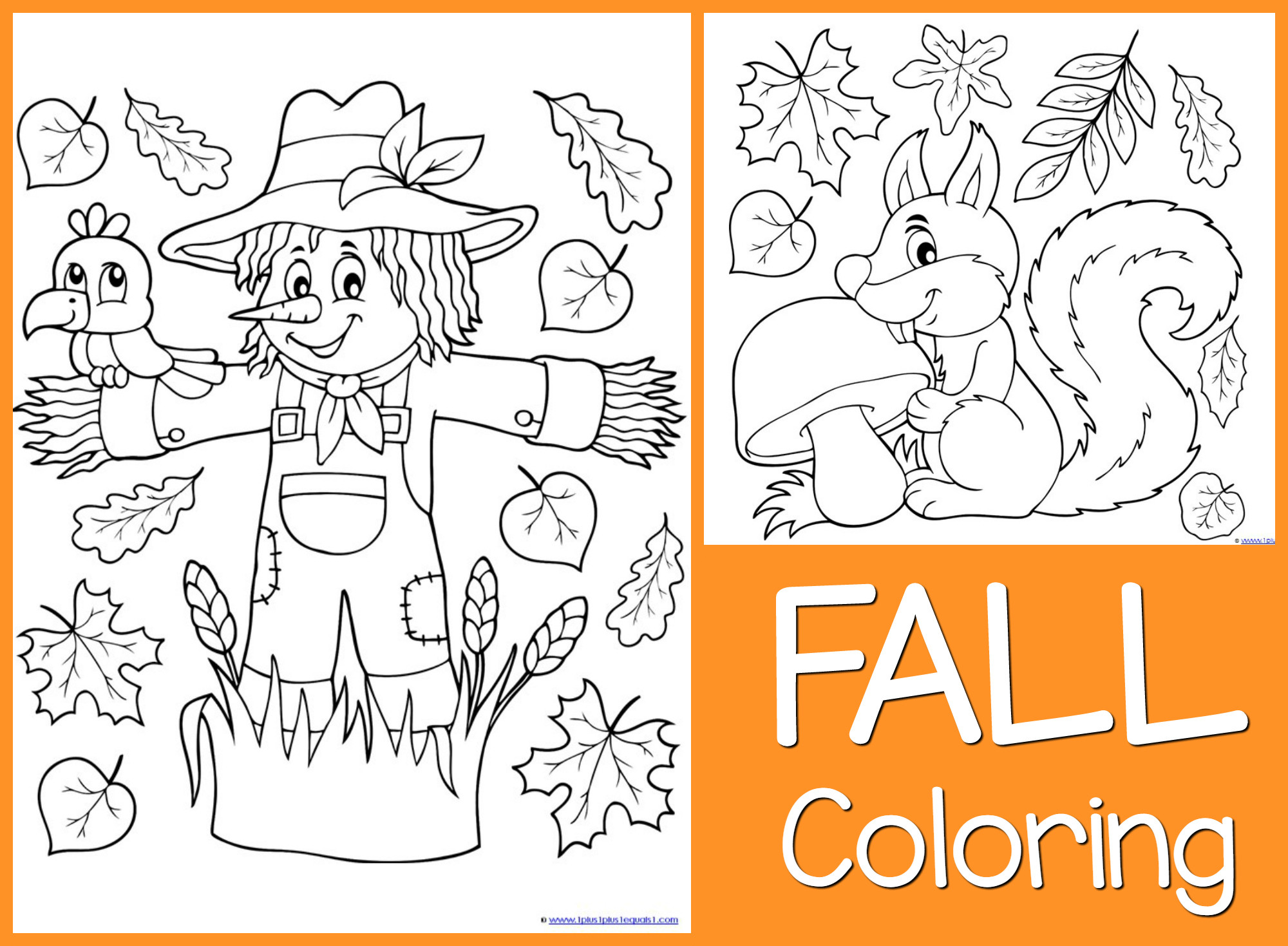 Free Fall Printable Coloring Pages
 Just Color Free Coloring Printables