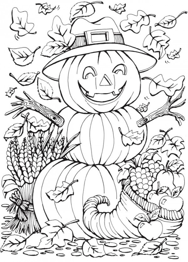 Free Fall Printable Coloring Pages
 6 Fall Coloring Pages – Stamping