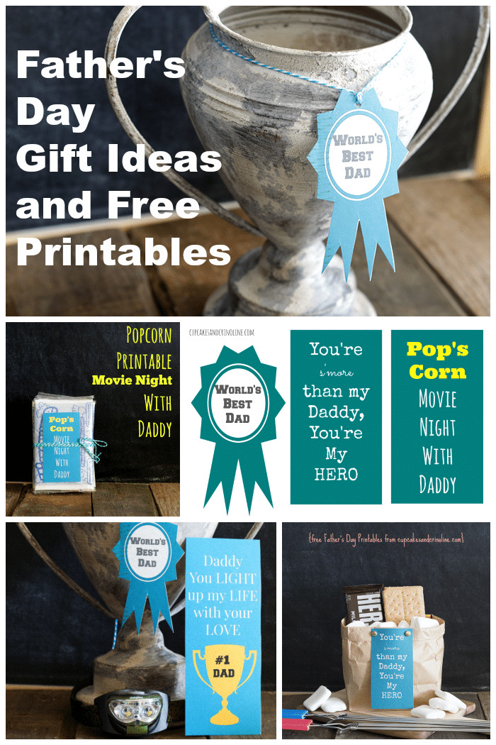Free Fathers Day Gift Ideas
 Fun Father s Day Gift Ideas and Free Printables ⋆ Cupcakes