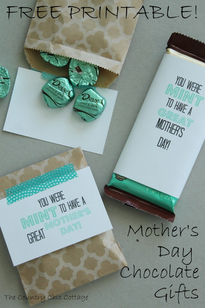Free Mother'S Day Gift Ideas
 Mother s Day Gift MINT Chocolate FREE Printable The