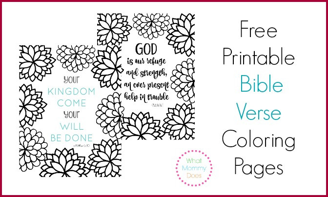 Free Printable Bible Verse Coloring Pages
 Free Printable Bible Verse Coloring Pages with Bursting