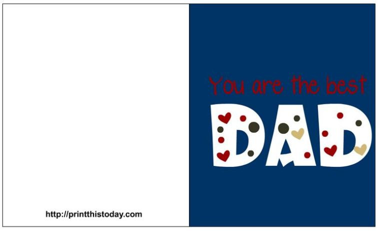 Free Printable Birthday Cards For Dad
 Lovely Father s Day Free Printable Cards B Lovely Events