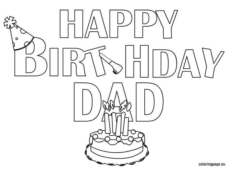 Free Printable Birthday Cards For Dad
 Happy Birthday Daddy Printable Birthday Card Happy