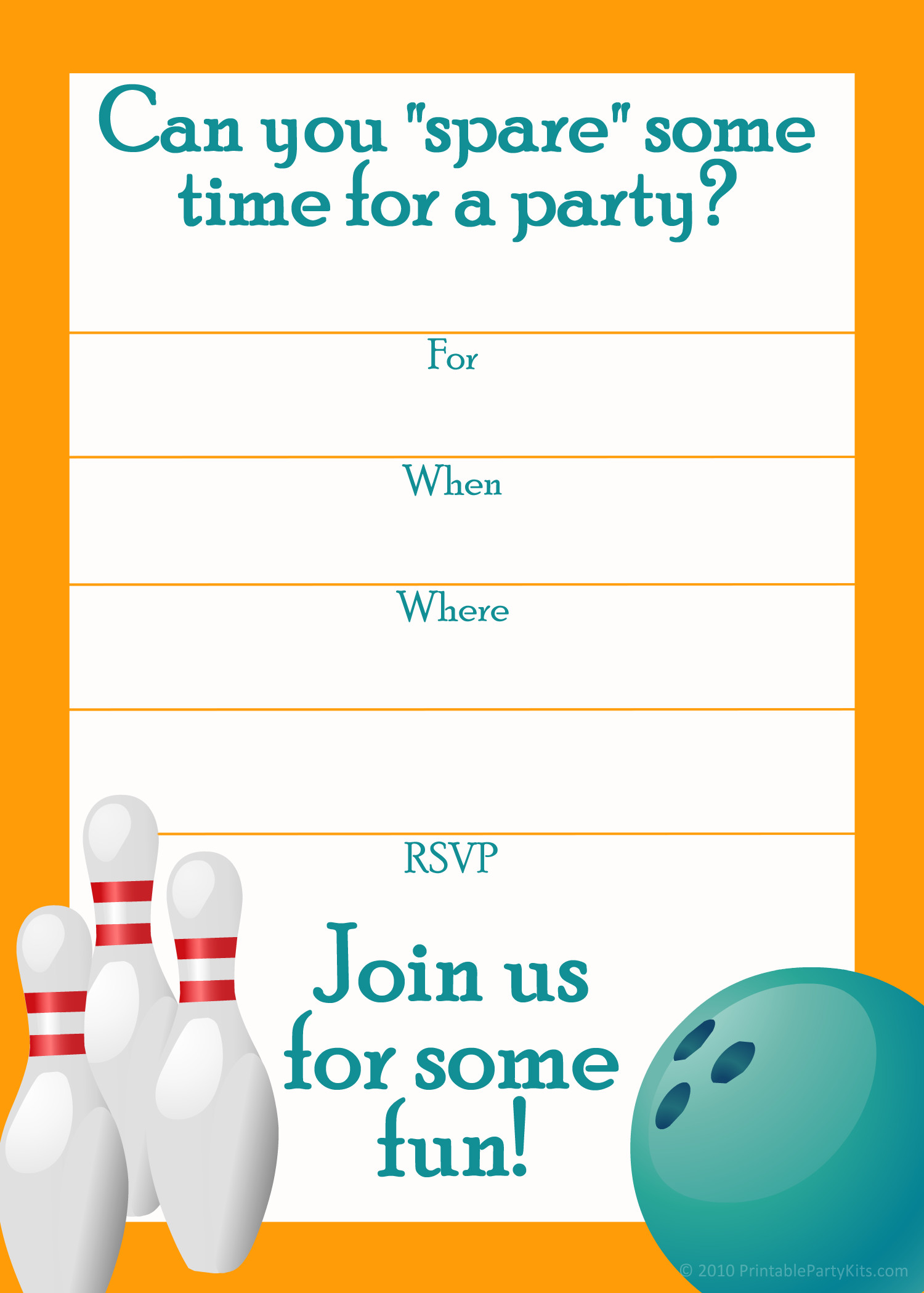 Free Printable Bowling Birthday Party Invitations
 Free Printable Sports Birthday Party Invitations Templates
