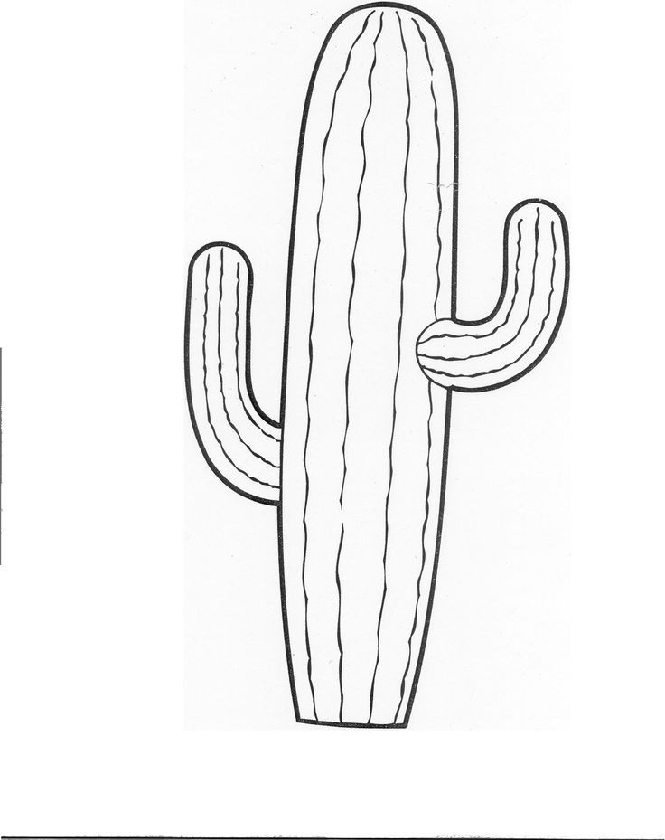 Free Printable Cactus Coloring Pages
 Cactus Printable Coloring Pages