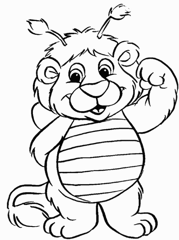 Free Printable Coloring Pages For Children
 Cute Animals Wuzzles Coloring Pages To Kids