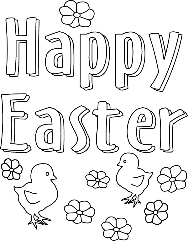 Free Printable Easter Coloring Sheets
 isimez coloring pages easter chicks