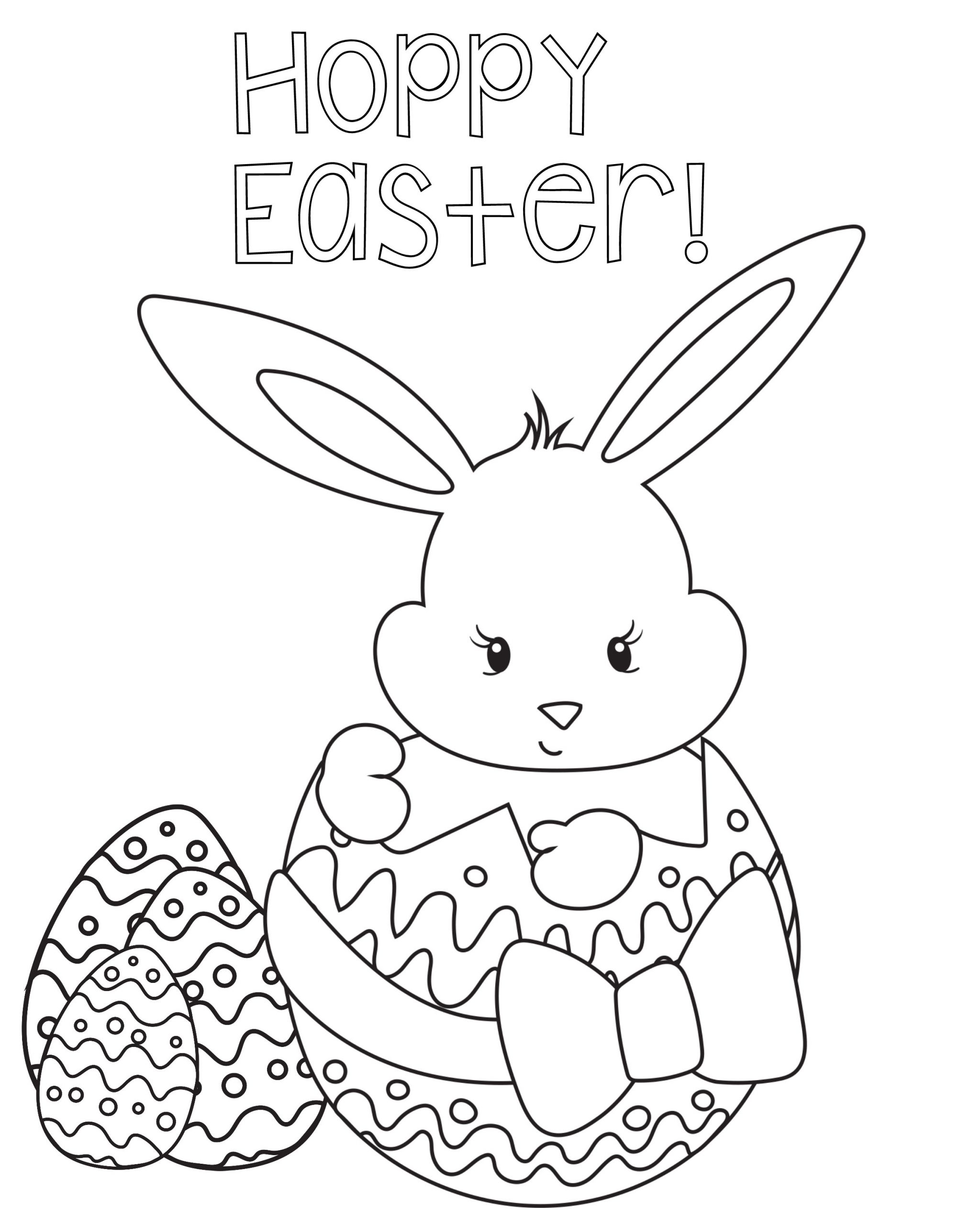 Free Printable Easter Coloring Sheets
 Easter Coloring Pages for Kids Crazy Little Projects