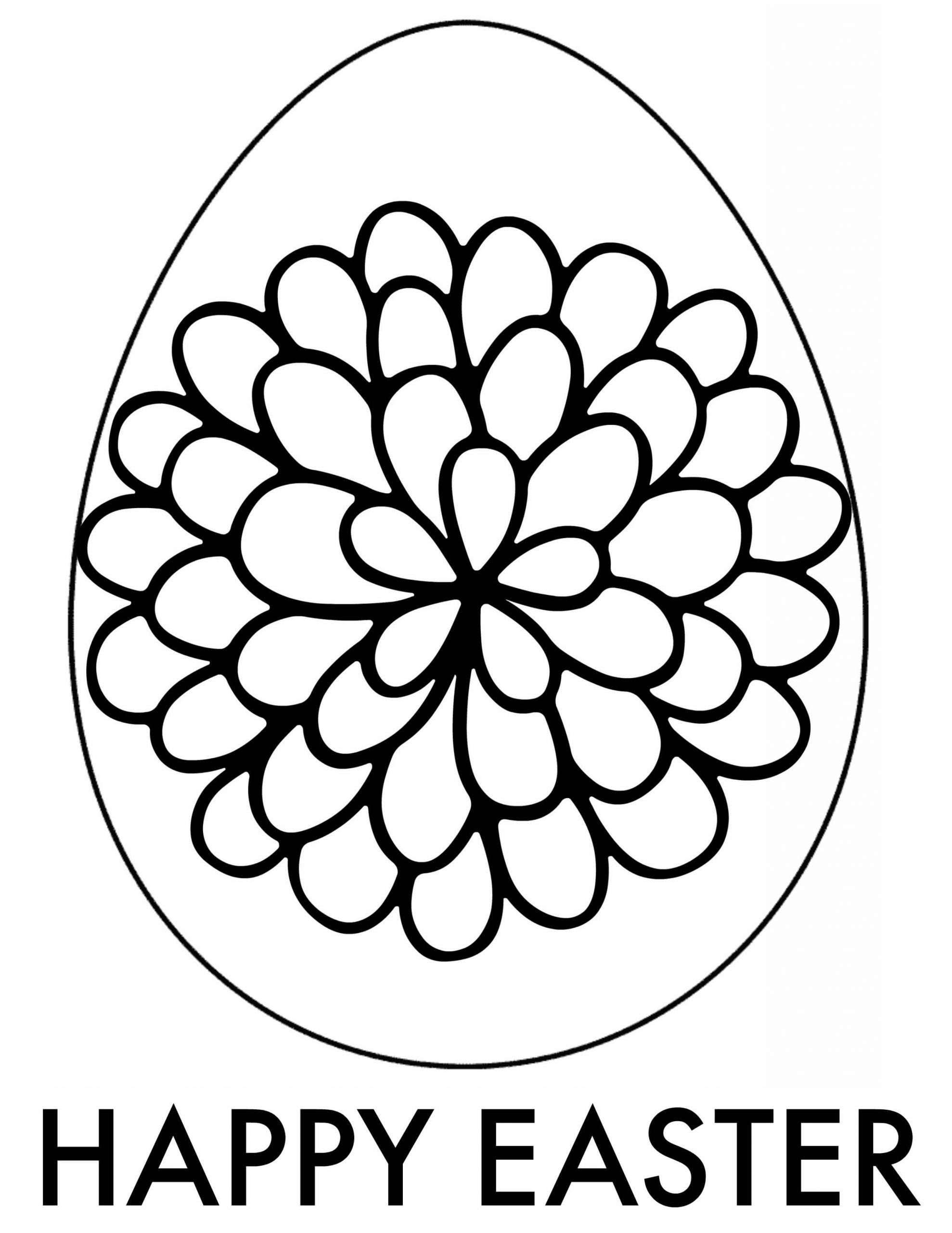 Free Printable Easter Egg Coloring Pages
 Easter Adult Coloring Pages