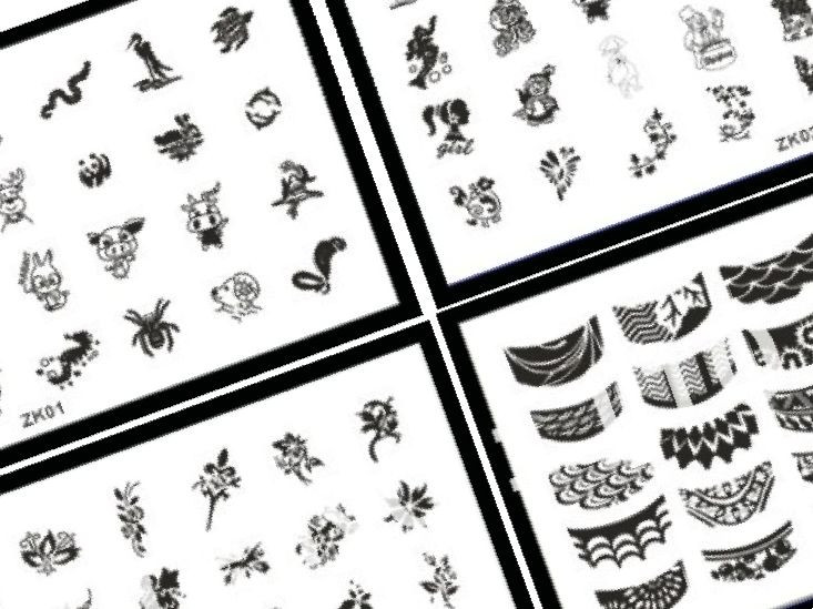 Free Printable Nail Art Stencils
 37 Printable Nail Design Stencils StylePics