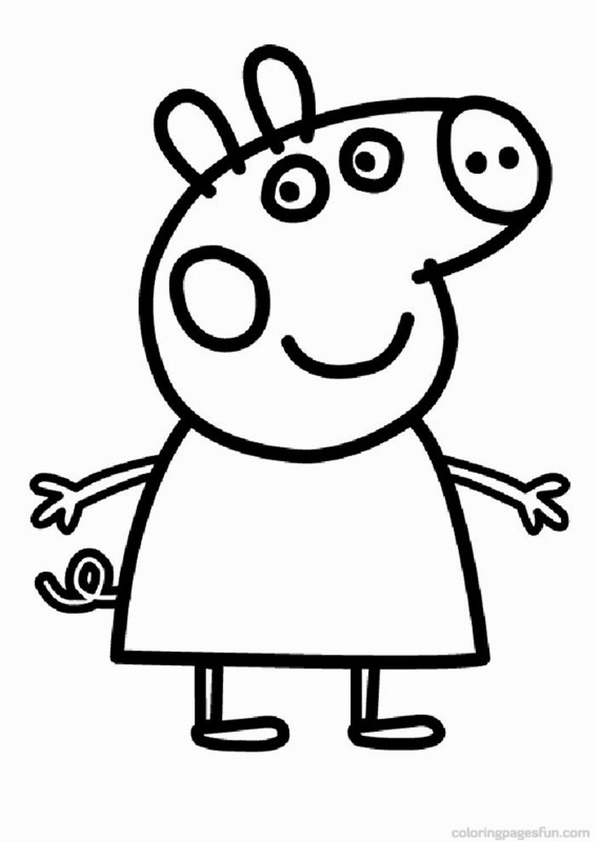Free Printable Peppa Pig Coloring Pages
 Peppa Pig Coloring Pages
