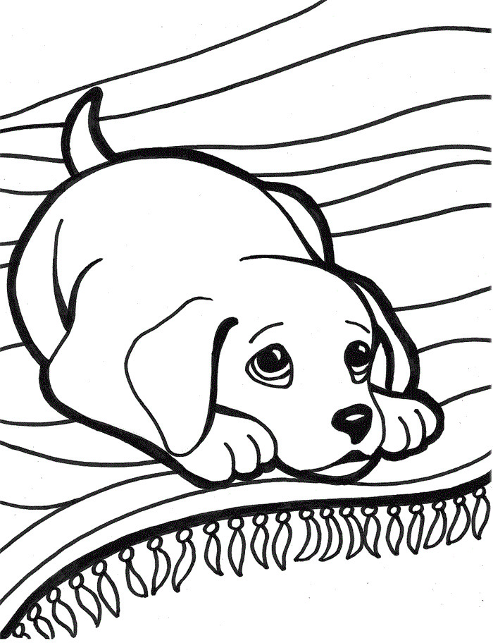 Free Printable Puppy Coloring Pages
 puppy coloring pages dog coloring pages free printable