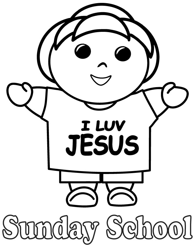 Free Printable Sunday School Coloring Pages
 Sunday School Free Printable Coloring Pages Coloring Home