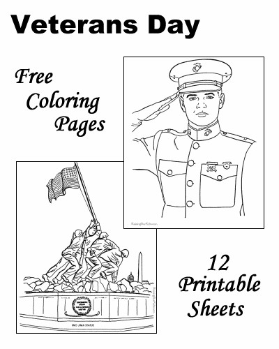 Free Printable Veterans Day Coloring Pages
 Veterans Day Coloring Pages