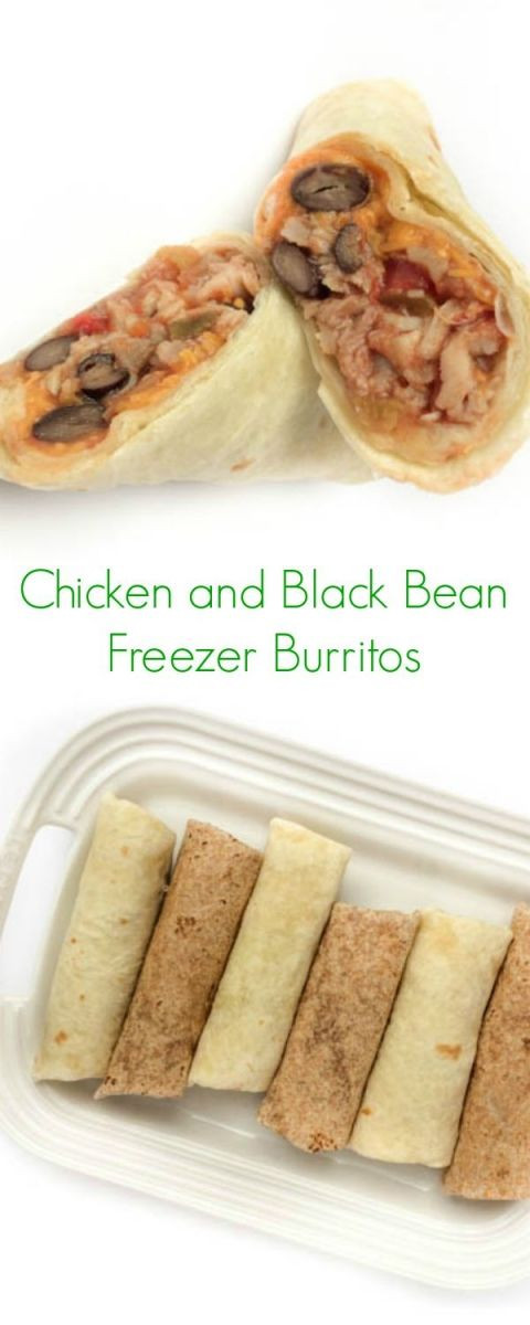 Freezer Chicken Burritos
 Chicken and Black Bean Freezer Burritos Recipe