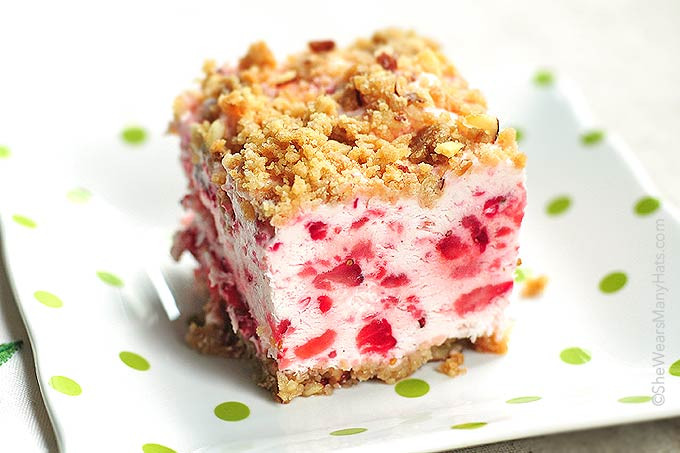 Freezer Desserts Recipes
 Frozen Strawberry Squares Recipe