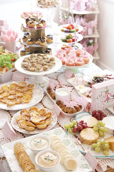 French Tea Party Ideas
 food display