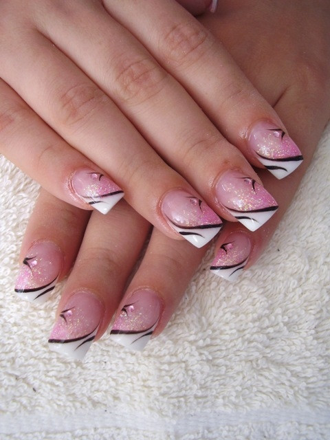 French Tip Nail Art
 Latest French Manicure Designs