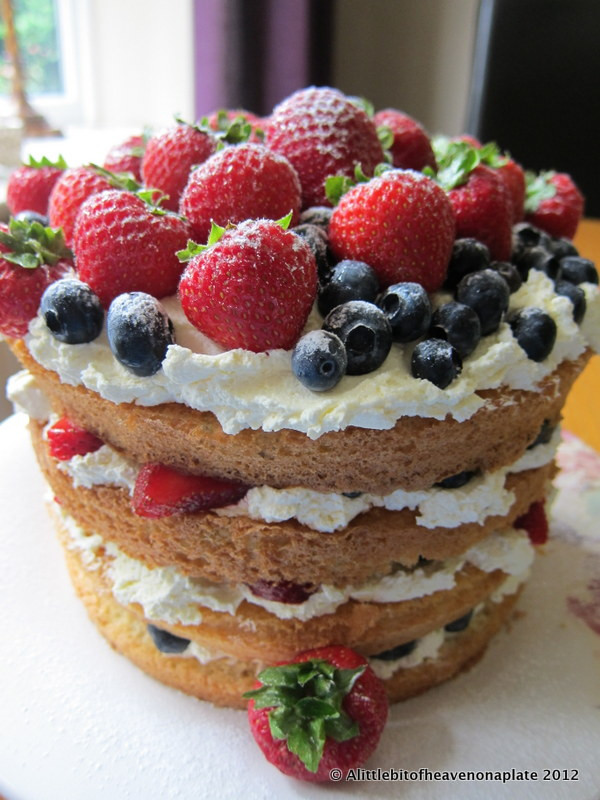 Fresh Fruit Cake Recipes
 A little bit of heaven on a plate Fresh Fruit & Cream