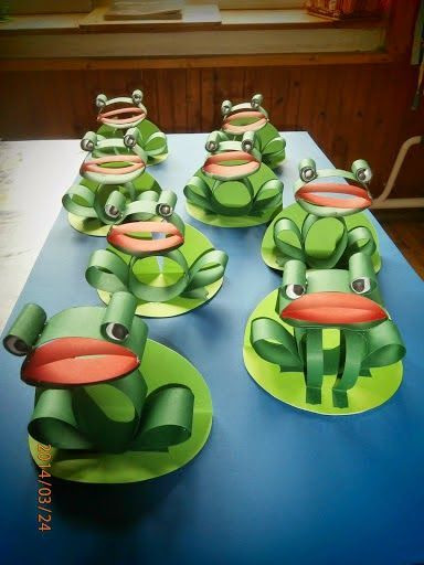 Frog Art For Toddlers
 3d paper frogs