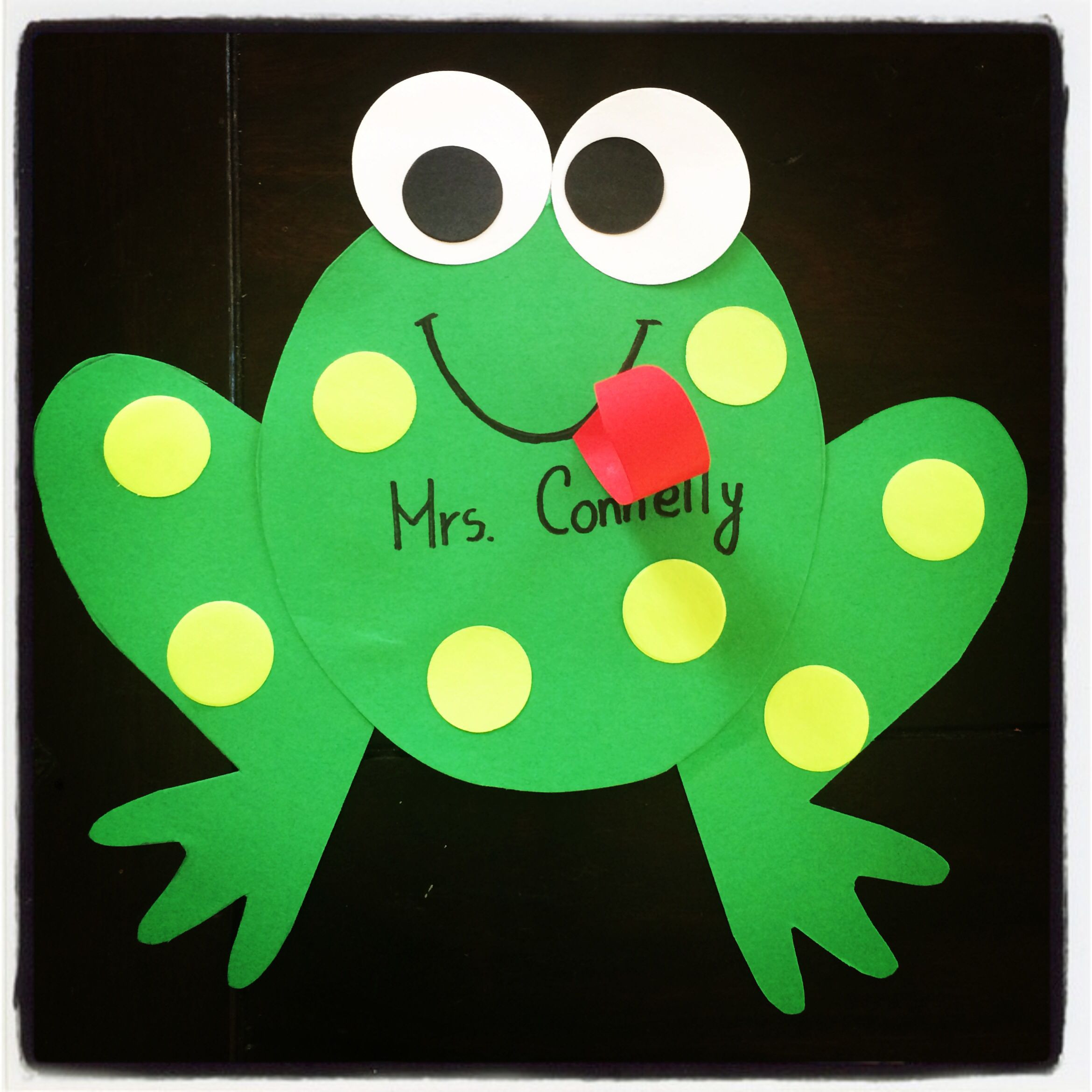 Frog Art For Toddlers
 Kindergarten Frog craft hop into spring