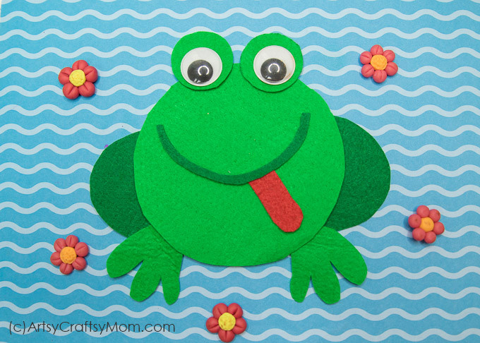 Frog Art For Toddlers
 F for Frog Craft with Printable Template Artsy Craftsy Mom