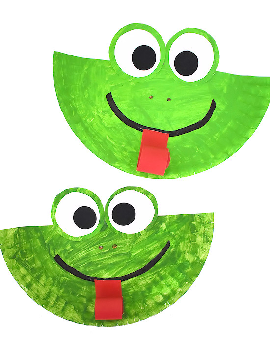 Frog Art For Toddlers
 Paper Plate Frog Craft