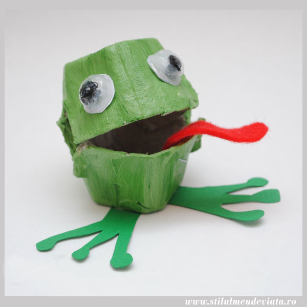 Frog Art For Toddlers
 Egg box Frog craft Fun Crafts Kids