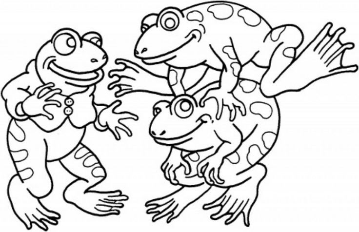 Frog Coloring Pages For Kids
 52 best FROGS COLORING PAGES images on Pinterest