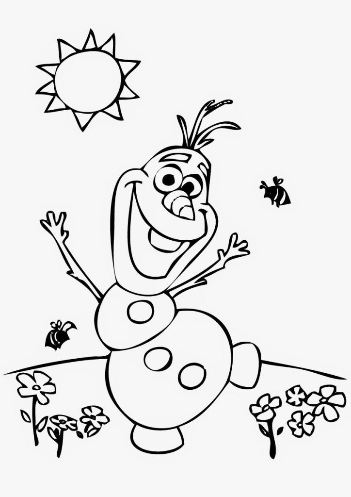 Frozen Coloring Books For Kids
 Frozens Olaf Coloring Pages