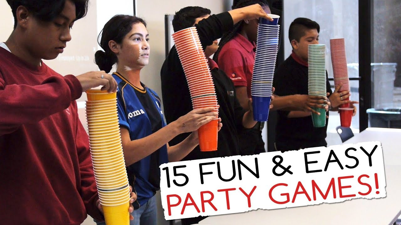 Fun Adult Birthday Party Games
 15 Fun & Easy Party Games For Kids And Adults Minute to