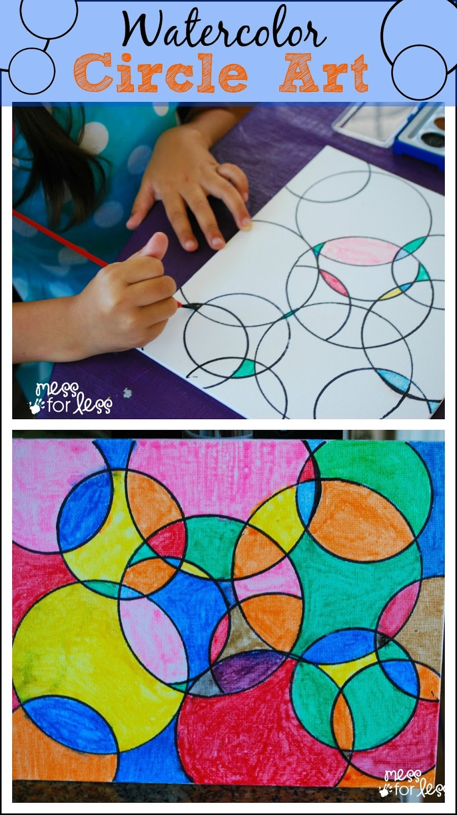 Fun Art Activities For Kids
 Watercolor Circle Art s and for