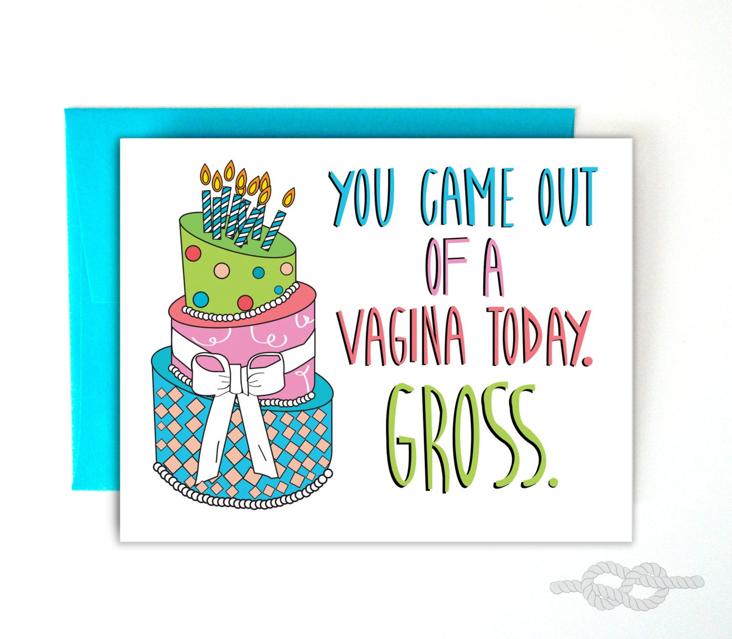 Fun Birthday Cards
 Funny Birthday Card Funny Greeting Card Vagina Birthday