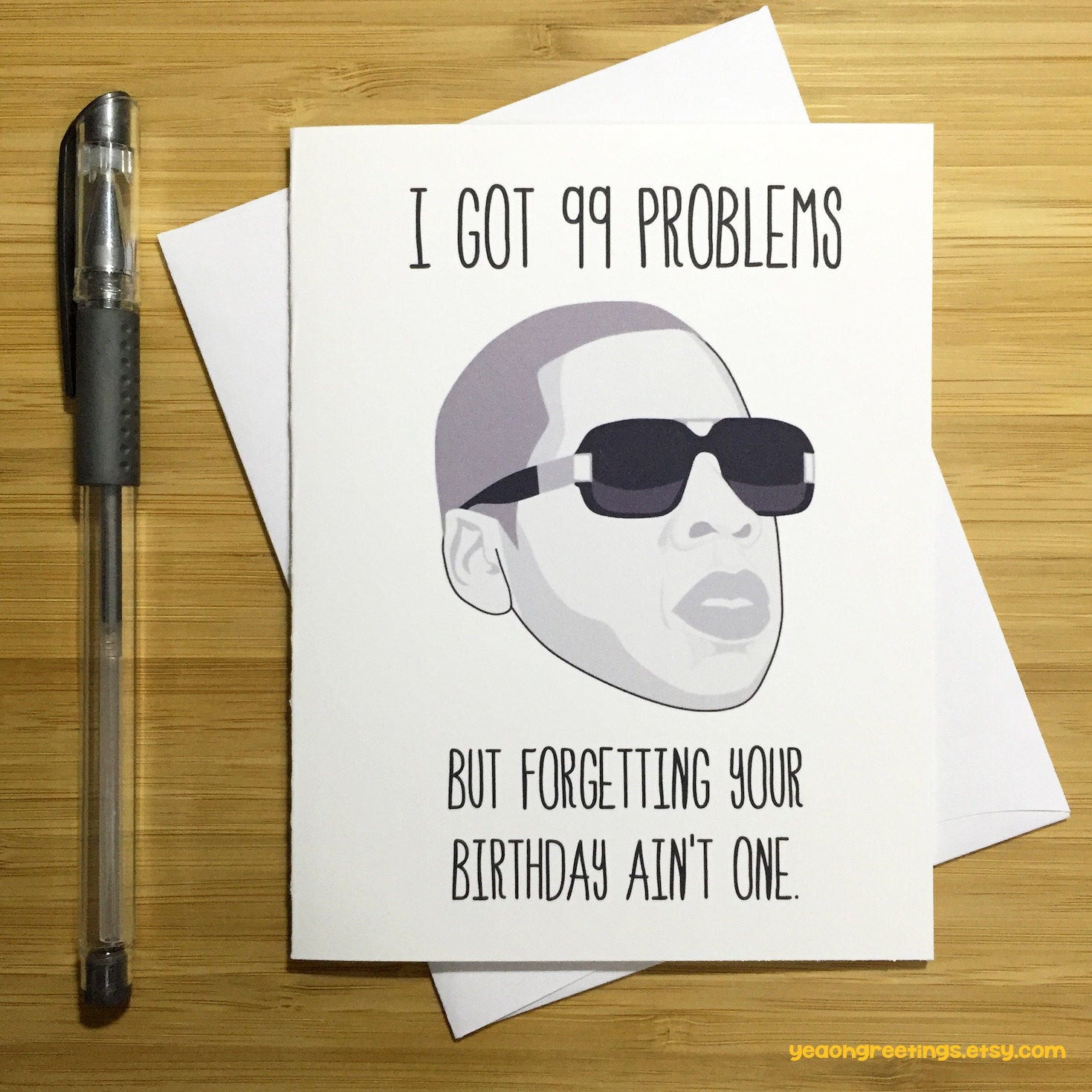 Fun Birthday Cards
 Jay Z Birthday Card Funny Birthday Card Birthday by