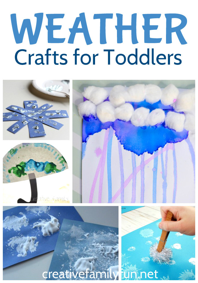 Fun Craft For Toddlers
 Fun Weather Crafts for Toddlers Creative Family Fun